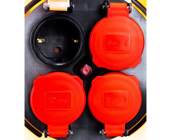 Кабельный однофазный удлинитель MTG на катушке ПВX, 4X220В MT250В H05VV-F 3x2,50мм2 25м 8315 – изображение 9