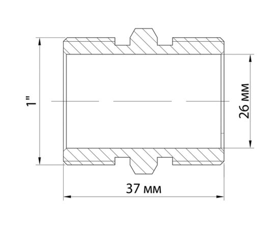 Ниппель VRT 1"", наружная/наружная, никель 1900-002525 503083 – изображение 9