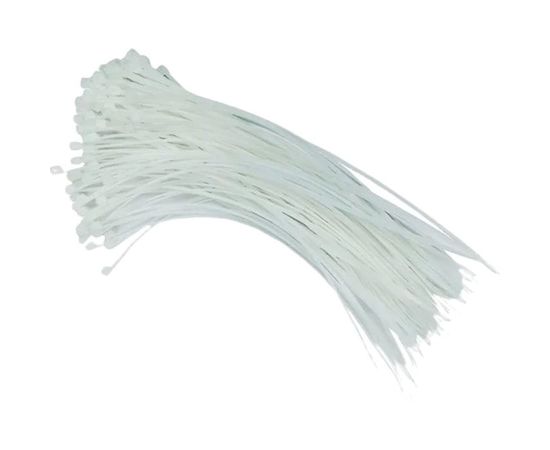 Нейлоновые стяжки vertextools 3х300, белый, 100 уп. СНБ-3-300 