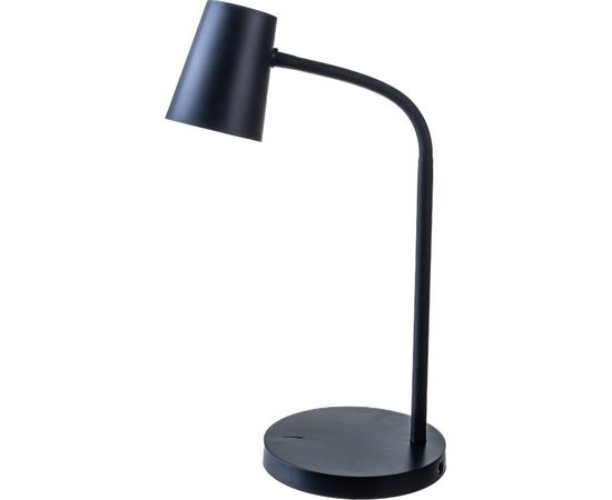 Настольный диммируемый светильник Gauss, модель Qplus, 8W 600lm 4000K 170-265V черный LED 1/8 GT6032 