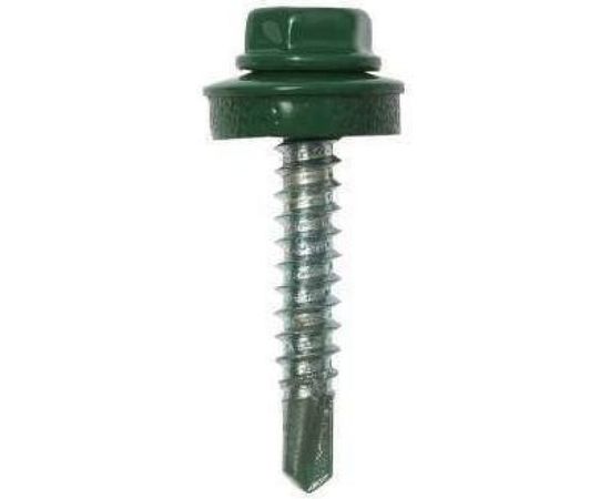 Кровельный саморез по металлу Daxmer 5,5х19 RAL 6002 250шт 04276 