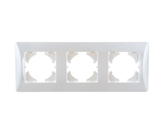 Рамка GUSI ELECTRIC 3-местная, цвет жемчуг С1130-028 