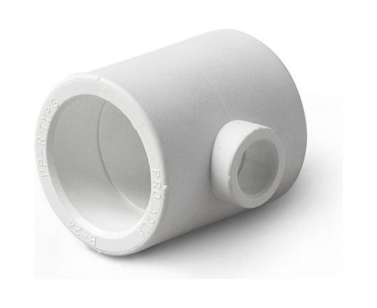 Переходной тройник PRO AQUA PP-R белый 50-20-50 мм PA14559b 