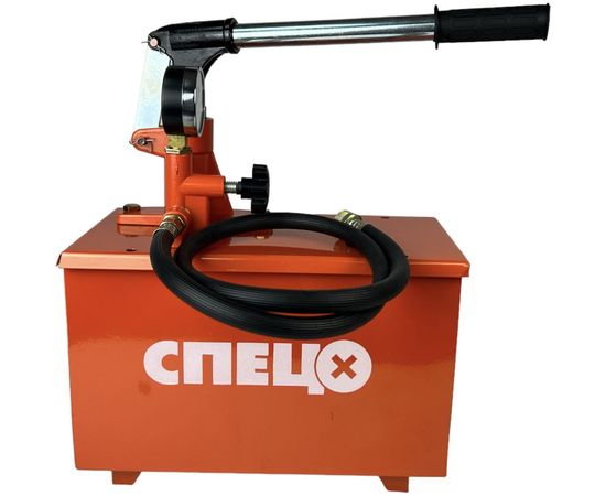 Опрессовочный насос СПЕЦ НОР-40 м, 40 атм, 11 л бак, шланг 1 м СПЕЦ-3364/8059/9014165 