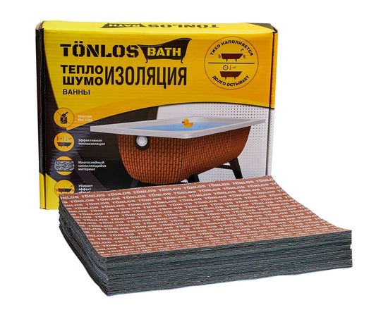 Комплект для теплошумоизоляции ванны TONLOS BATH 4640107330073 