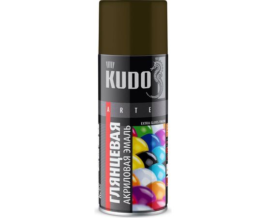 Эмаль универсальная акриловая KUDO RAL 6014 хаки высокоглянцевая KU-A6014 – изображение 2