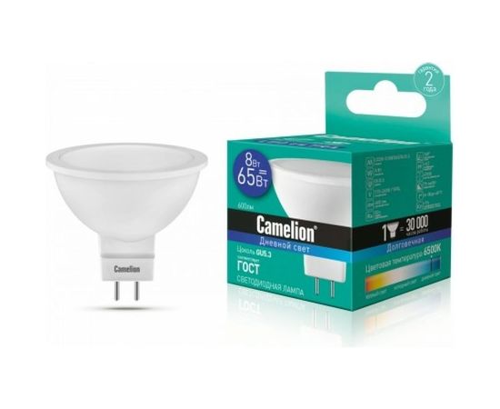 Светодиодная лампа Camelion LED8-S108/865/GU5.3 JCDR 8Вт 220В 12873 – изображение 2
