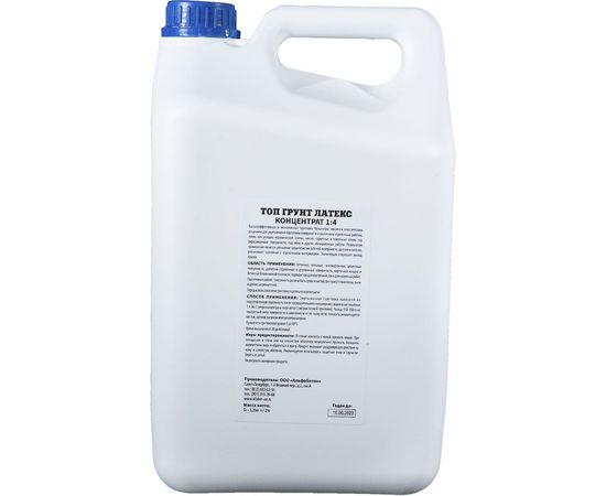 Топ Грунт AlfaBet Латекс 5 л, концентрат 20028 – изображение 2