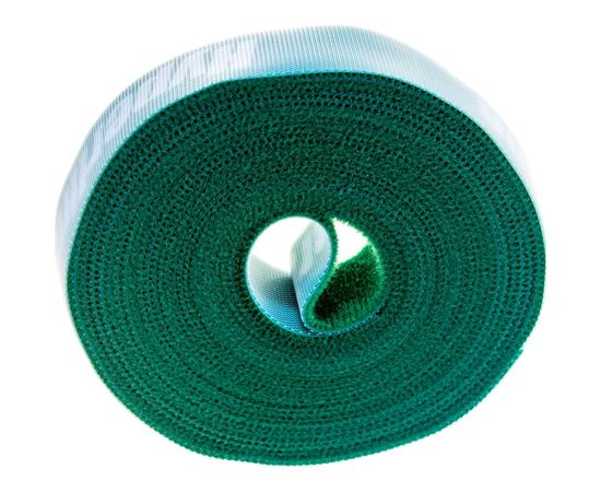 Лента (липучка) в рулоне Hyperline WASNR-5x25-GN ширина 25 мм, длина 5 м, зеленая 401695 – изображение 2