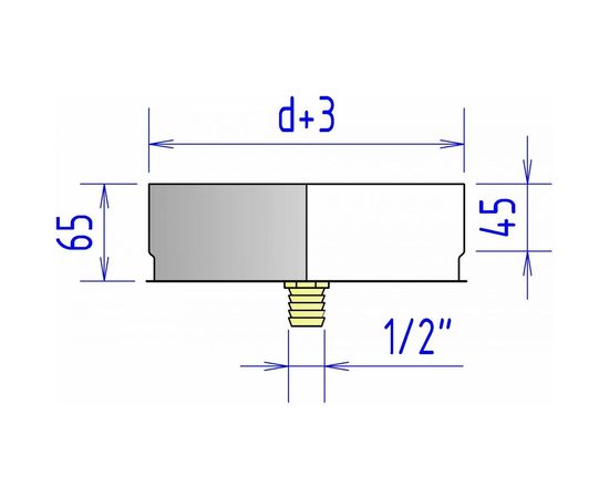 Конденсатосборник ФЕНИКС ДЫМОХОДЫ 1КНД 115, 304 0.5, мама 000000336 – изображение 2