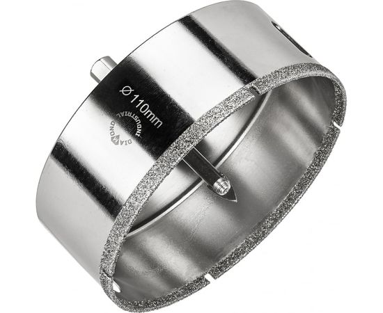 Коронка алмазная по керамограниту и керамике с центрирующим сверлом 110 мм Diamond Industrial DIDCSC110 – изображение 2