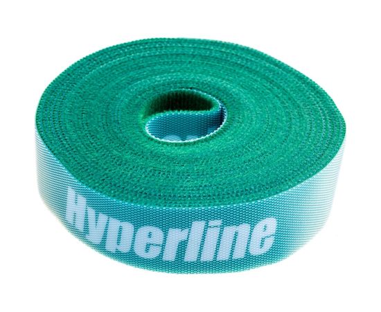 Лента (липучка) в рулоне Hyperline WASNR-5x25-GN ширина 25 мм, длина 5 м, зеленая 401695 – изображение 3