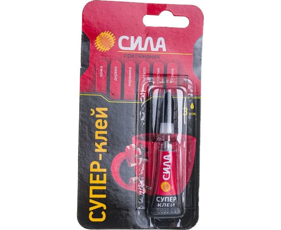Сверхпрочный супер-клей 3 гр. BL-1 СИЛА SBL1-3 C0039198 – изображение 3