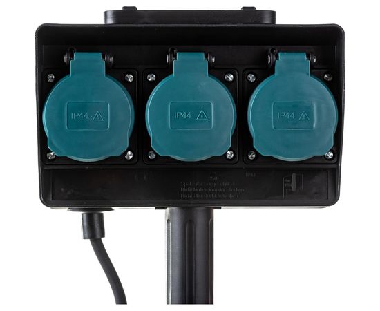 Садовый удлинитель на пике Electraline IP44 -40С 1,5 метра 01663 – изображение 3