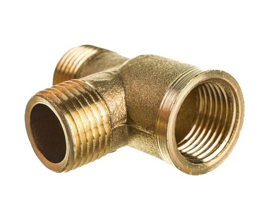 Тройник LEXLINE 1/2 вн/нар/нар., латунь 15 Украина 512217 – изображение 3