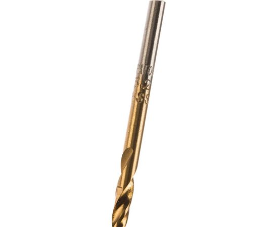 Сверло по металлу с покрытием нитридом титана (3.2х65х36 мм) Кратон 1 05 17 004 – изображение 3