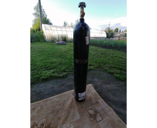 Баллон углекислотный 10 л новый, пустой Gigant G-901 – изображение 3