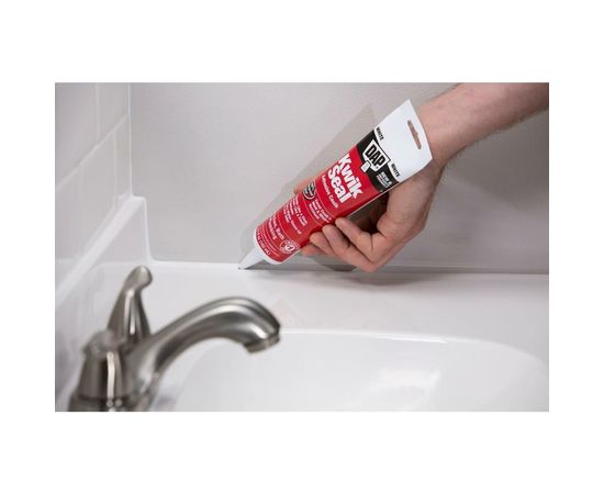 Сантехнический (для ванной и кухни) акриловый клей-герметик DAP KWIK SEAL 162 мл белый 7079831001 – изображение 3