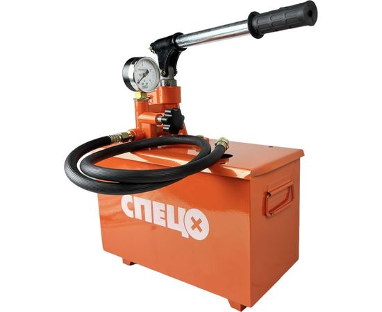 Опрессовочный насос СПЕЦ НОР-40 м, 40 атм, 11 л бак, шланг 1 м СПЕЦ-3364/8059/9014165 – изображение 4