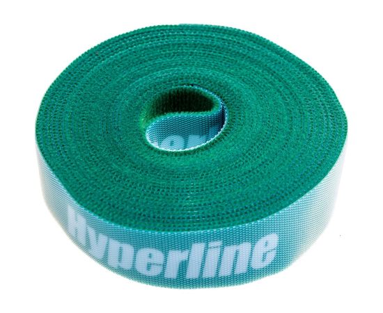 Лента (липучка) в рулоне Hyperline WASNR-5x25-GN ширина 25 мм, длина 5 м, зеленая 401695 – изображение 4