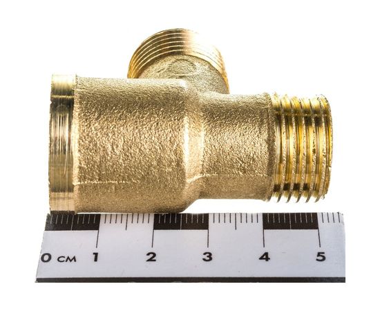 Тройник LEXLINE 1/2 вн/нар/нар., латунь 15 Украина 512217 – изображение 5