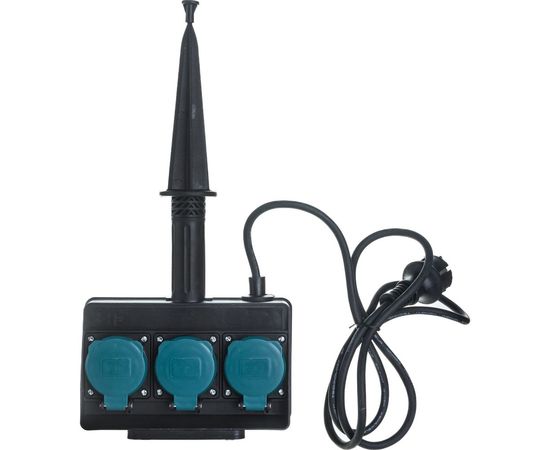 Садовый удлинитель на пике Electraline IP44 -40С 1,5 метра 01663 – изображение 6