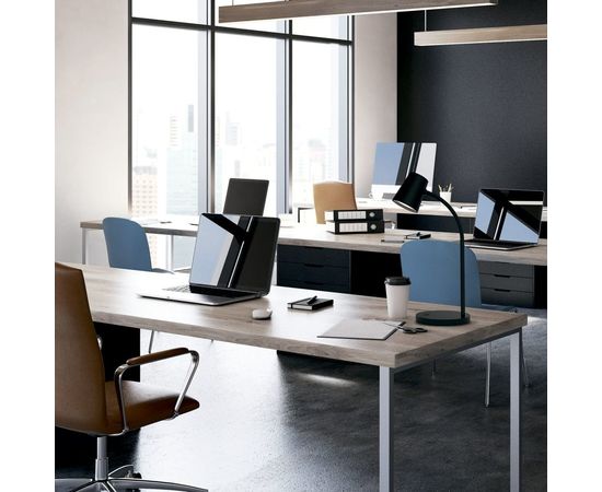 Настольный диммируемый светильник Gauss, модель Qplus, 8W 600lm 4000K 170-265V черный LED 1/8 GT6032 – изображение 8