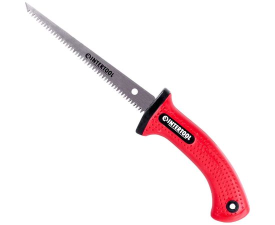 Ножовка для гипсокартонных плит INTERTOOL 150 мм, 7 зубх1 HT-3121 