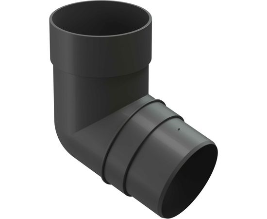 Колено DOCKE PREMIUM (72 градуса; графит) PVSB-1086 