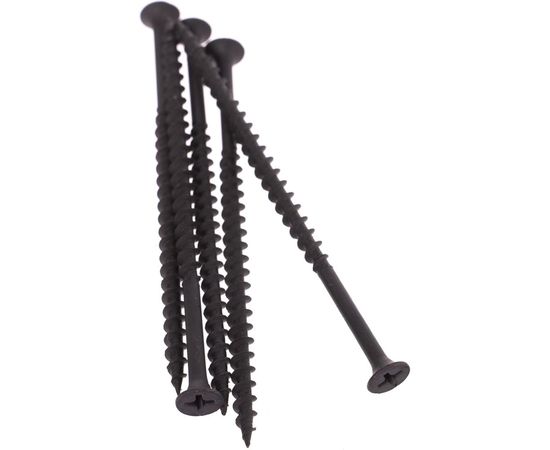 Саморез Качественный КРЕПЕЖ 4,8х 89 потай, крупная резьба, 80 штук 0200379 КЧ 