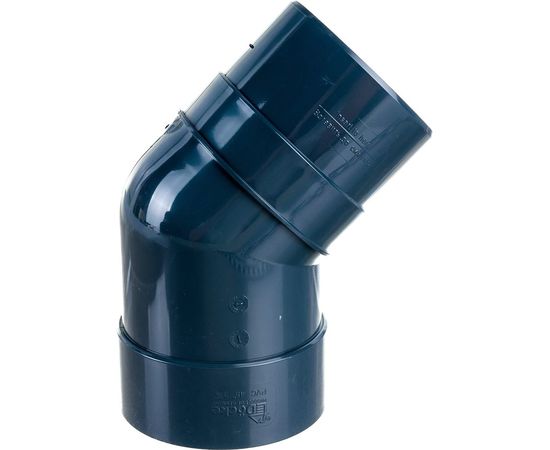 Колено DOCKE PREMIUM (45 градусов; графит) PVSA-1086 