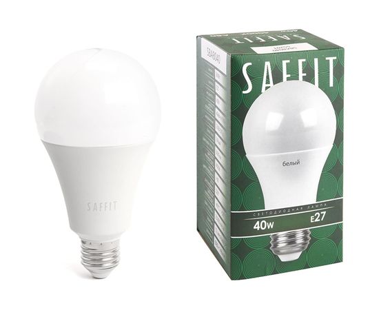Светодиодная лампа SAFFIT SBA8040 Шар E27 40W 4000K 55201 