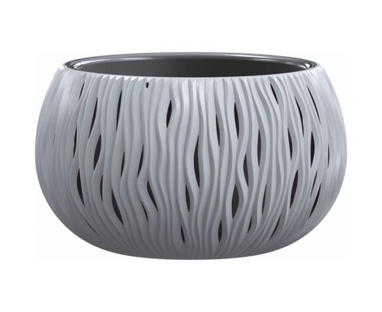 Кашпо для цветов Prosperplast SANDY BOWL DSK370-405U серый 2 предмета 9л DSK370-405U 