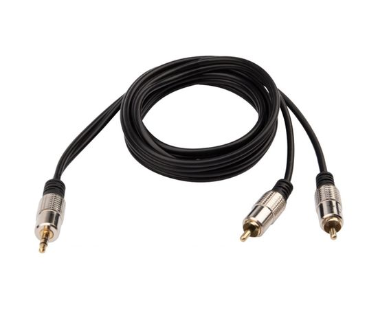 Шнур REXANT Стерео 3,5 мм - 2 RCA, длина 1,5 метра 17-4222 