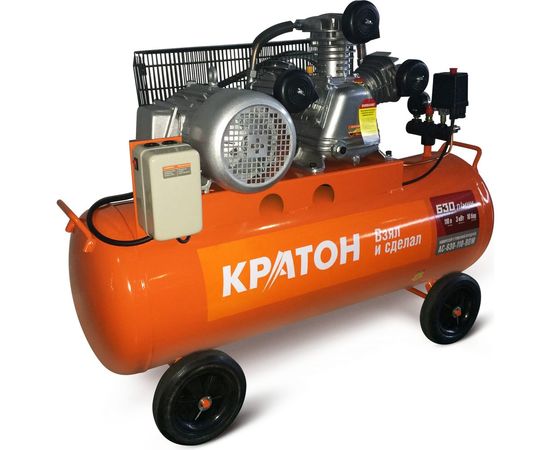 Масляный компрессор с ременным приводом Кратон AC-630-110-BDW 3 01 01 041 