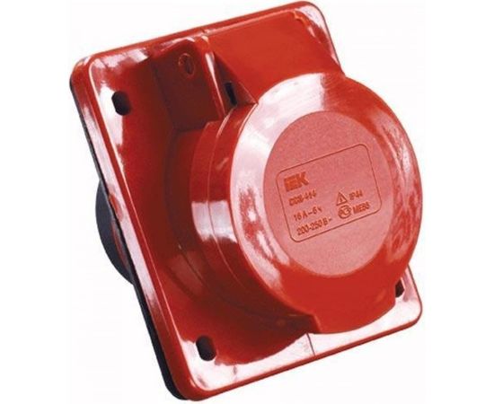 Стационарная розетка для скрытой установки 415 3Р+РЕ+N 16А 380В IP44 TDM SQ0604-0013 