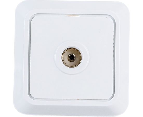 Розетка UNIVersal Олимп TV белая О0027 