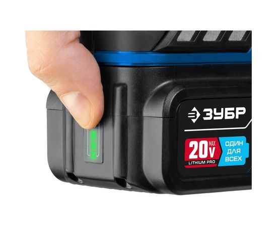 Бесщеточная угловая шлифовальная машина ЗУБР Профессионал 20В AB-125-42 – изображение 15