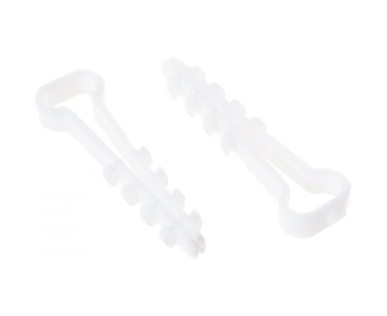 Дюбель-хомут ПЭМИ 5-10 для пл. кабеля, белый 100 шт. X7902895 – изображение 2