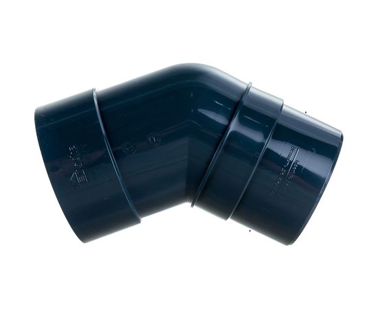 Колено DOCKE PREMIUM (45 градусов; графит) PVSA-1086 – изображение 2