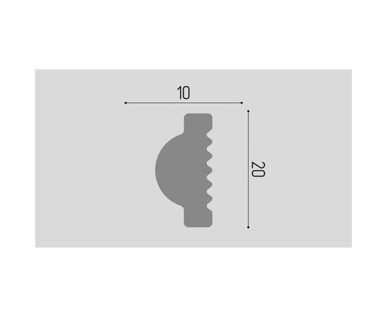 Молдинг С01 Де-Багет 20/10 – изображение 2