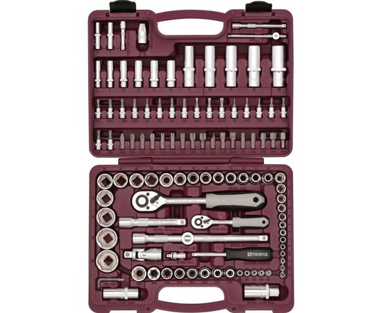 Универсальный набор инструмента THORVIK 1/4, 1/2 UTS0108/12 – изображение 2