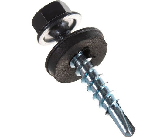 Кровельный саморез крепежная техника серый графит RAL 7024, 4.8х29 мм, 250 шт 420368 БК – изображение 3