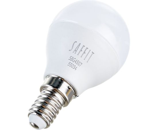 Светодиодная лампа SAFFIT SBG4507 Шарик E14 7W 2700K 55034 – изображение 3