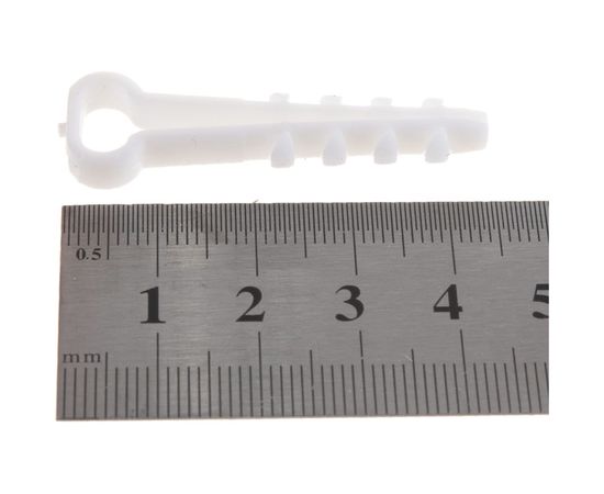 Дюбель-хомут ПЭМИ 5-10 для пл. кабеля, белый 100 шт. X7902895 – изображение 3