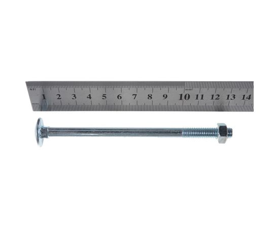 Болт с п.кр. гол. и кв.подголовком, с гайкой ЕВРОПАРТНЕР DIN603 Zn M8x130 2шт. 6 0535 3 – изображение 3