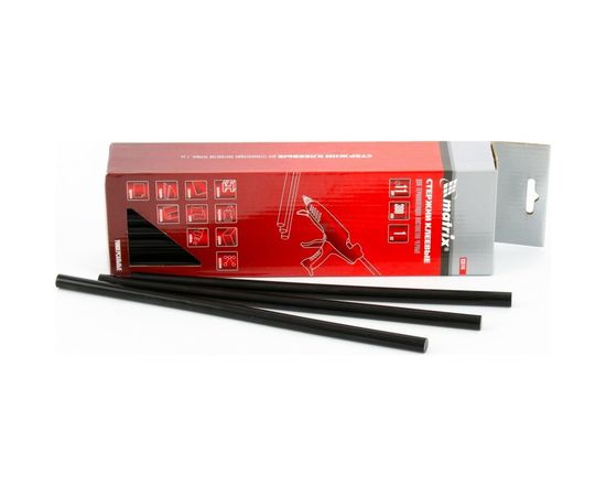 Стержни клеевые черные (11 мм; 300 мм; 34 шт.) MATRIX 930744 – изображение 3