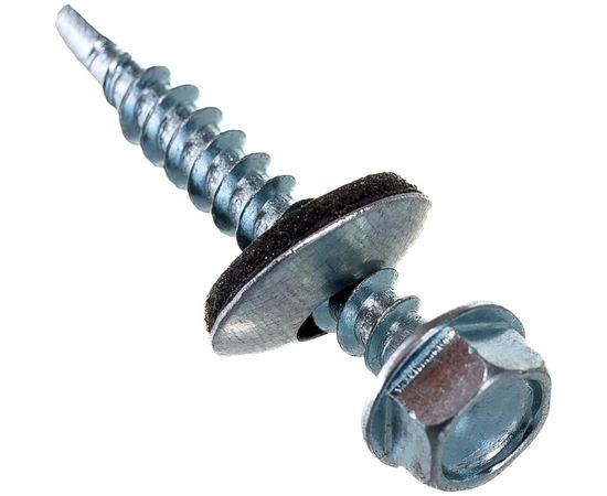 Кровельный саморез ГОСКРЕП ZP 4.8х35, 250 шт., б.пл.конт. 1000 мл 2-0010410 – изображение 4