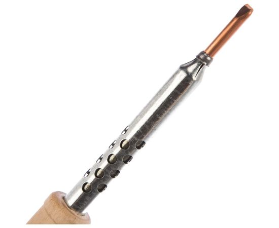 Электрический паяльник Точно-прочно 65W деревянная ручка 4268 – изображение 4