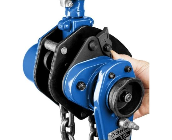 Цепная рычажная таль 3т/1.5м ЗУБР ПРОФЕССИОНАЛ 43090-3_z01 – изображение 5
